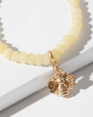 Bee Drop Off Stretch Bracelet