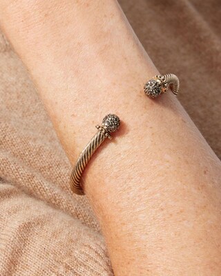 Gold Tone Cuff Bracelet