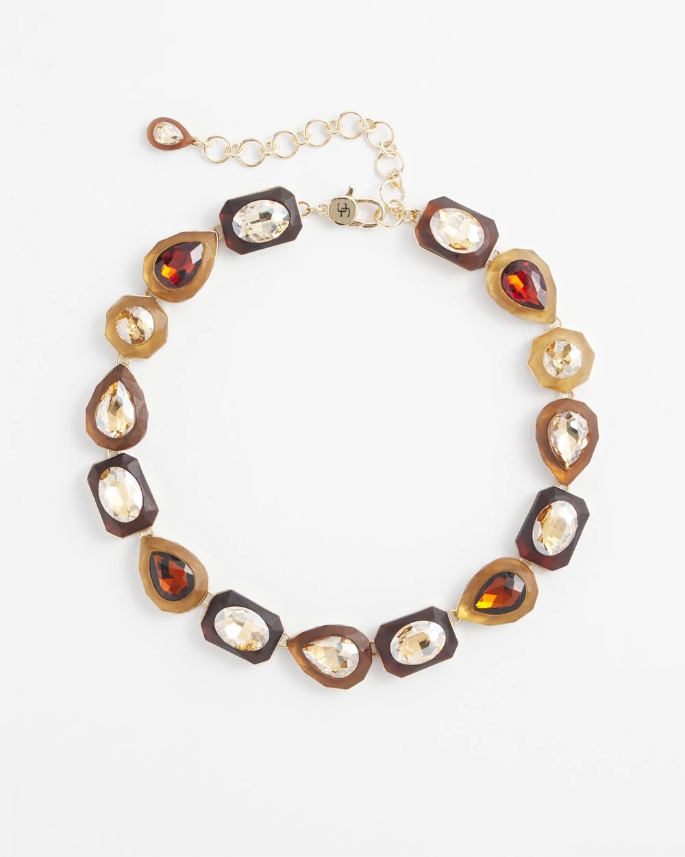 Neutral Bib Statement Necklace