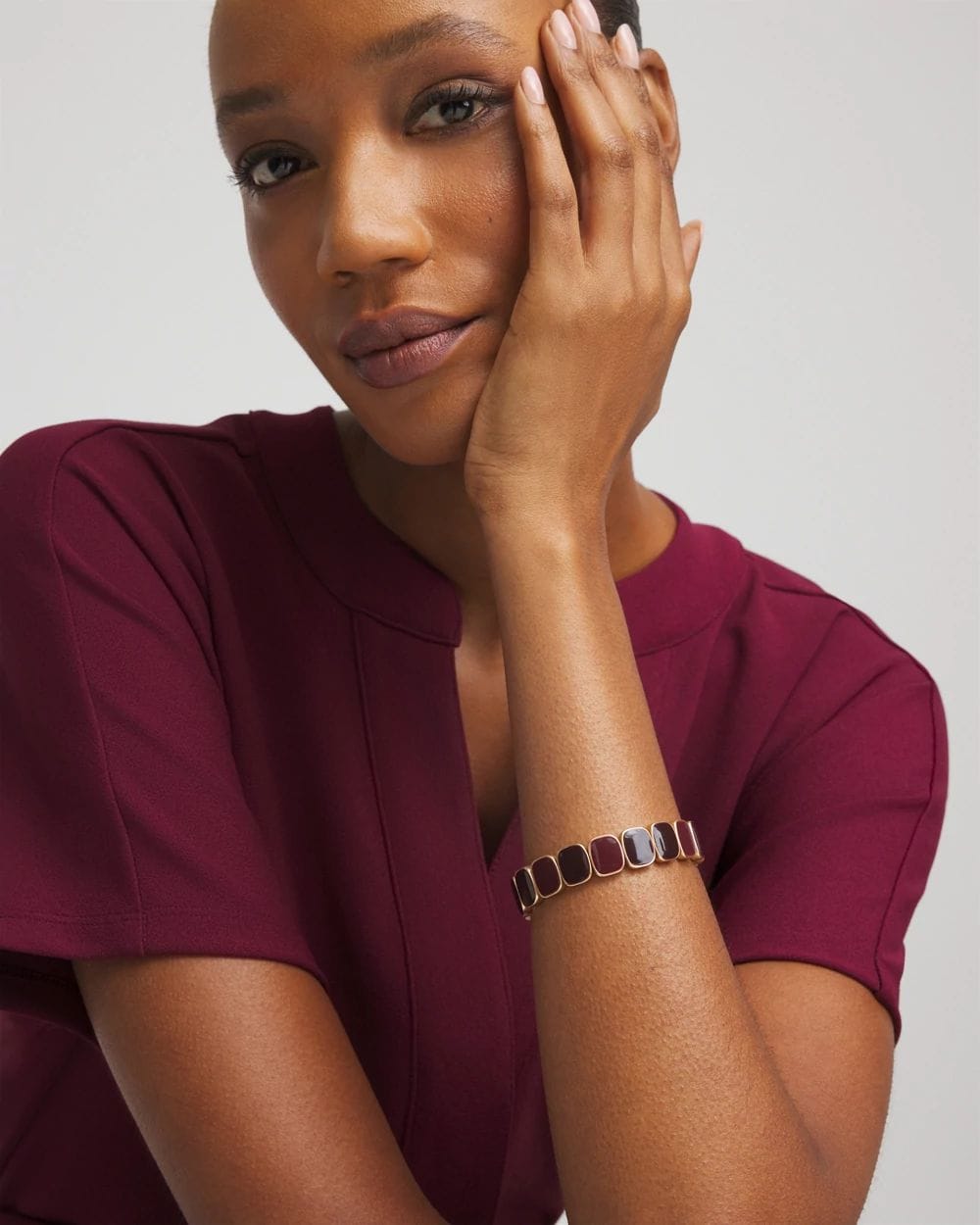 Chico's Originals Chianti Square Stretch Bracelet