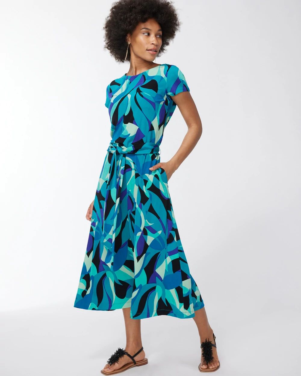 Travelers Belted Waist Dress