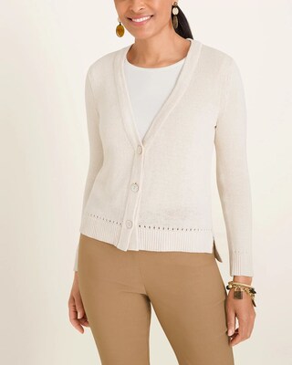 Button-Front Cardigan