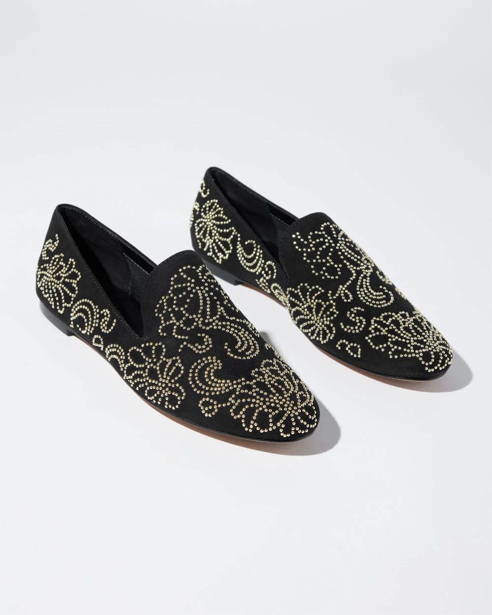 Studded Leather Loafers