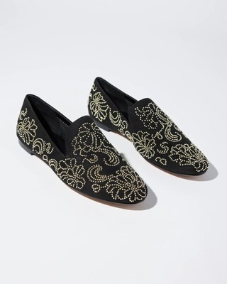 Studded Leather Loafers
