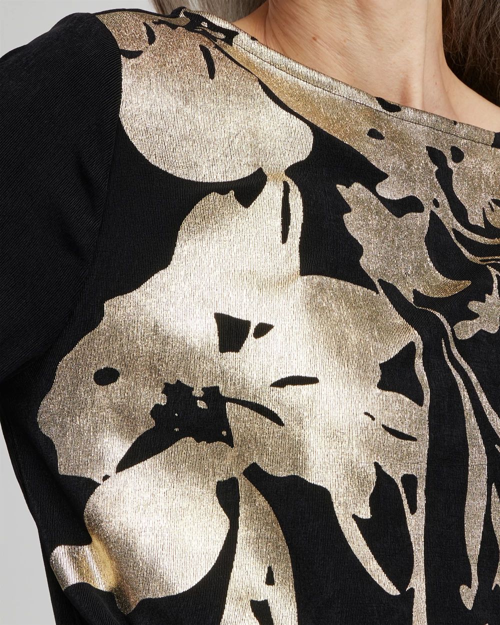 Travelers Placed Foil Tunic