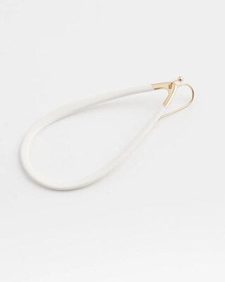 No Droop™ White Hoops