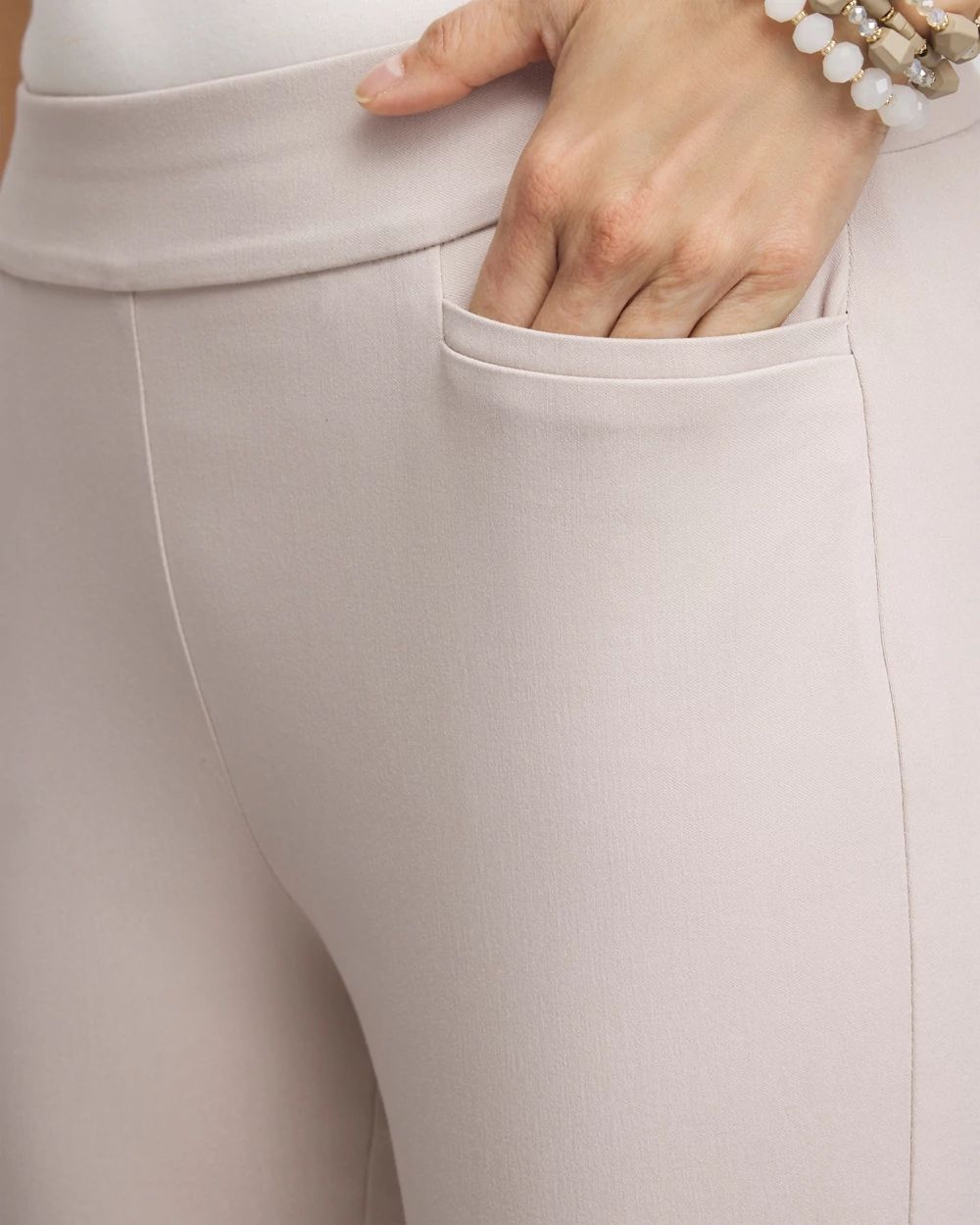 Brigitte™ Pull-On Slim Cropped Pants