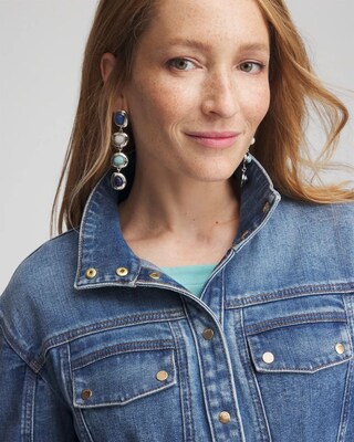 Denim Utility Jacket click to view larger image.