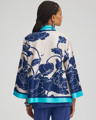 Travelers™ Collection Reversible Floral Crushed Jacket click to view larger image.