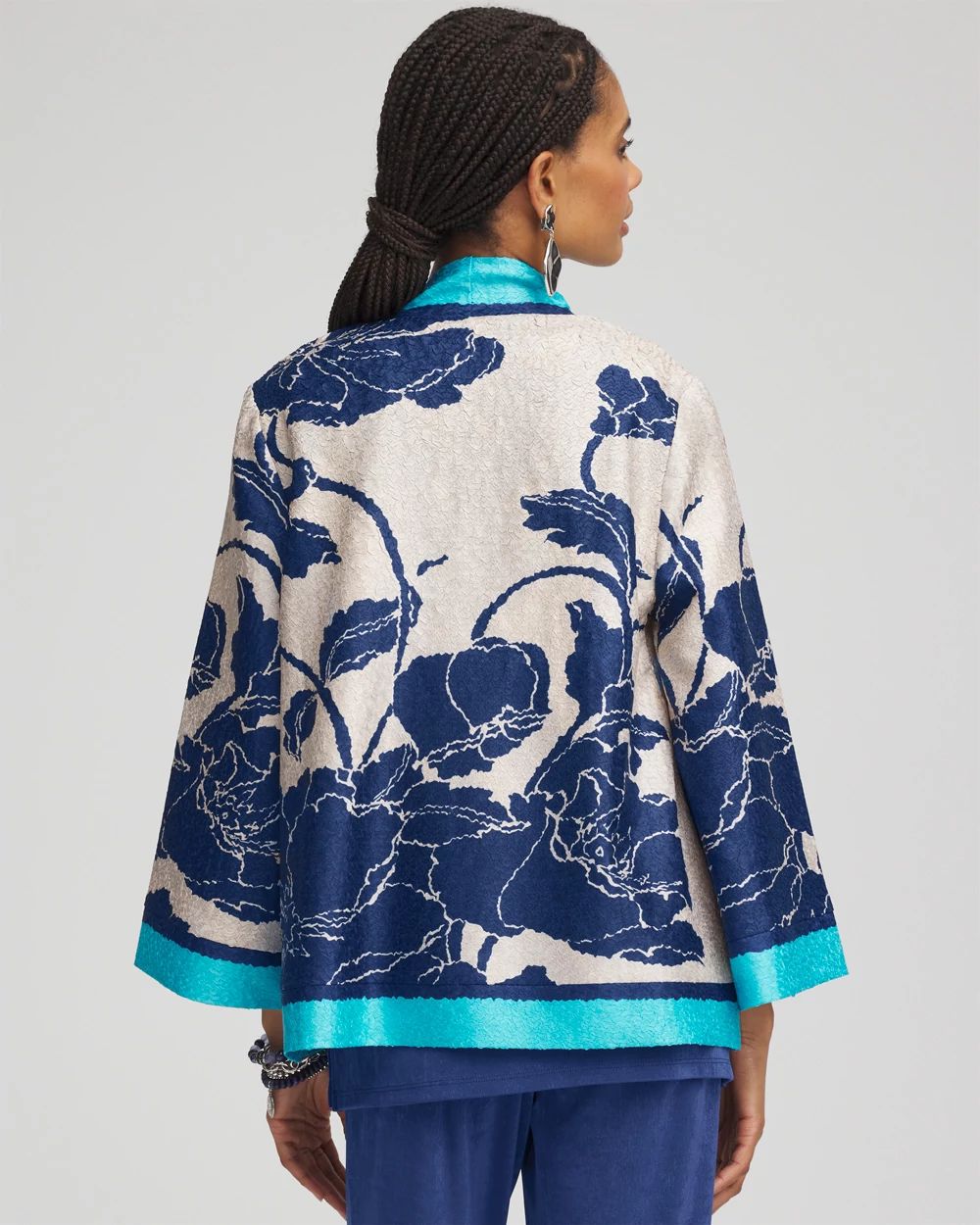Travelers™ Collection Reversible Floral Crushed Jacket