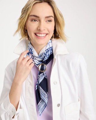 Ellie Sprigs Square Scarf click to view larger image.