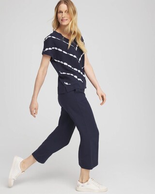 Zenergy® French Terry Wide Leg Crops click to view larger image.