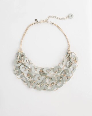 Leather Bib Necklace