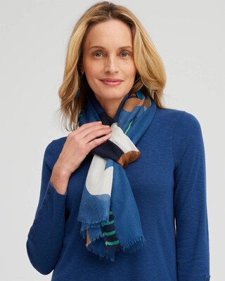 Abstract Art Oblong Scarf