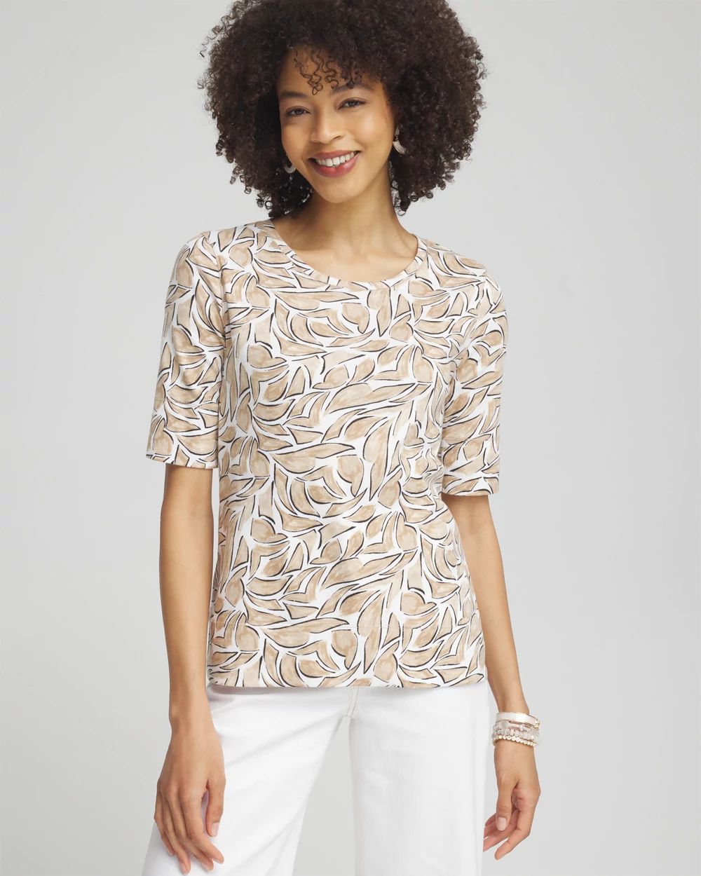 Modern Jewel Neck Tee