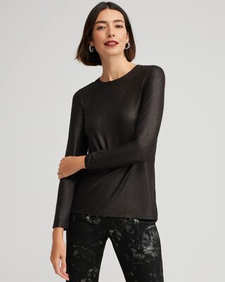 Touch of Cool Metallic Layering Tee