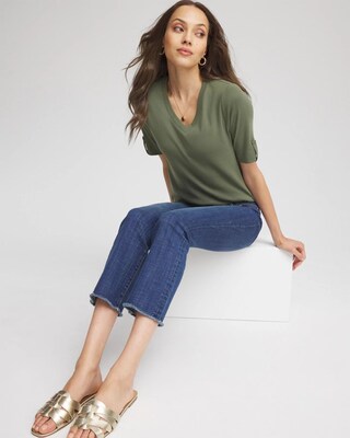 Everyday V-Neck Pima Tee click to view larger image.