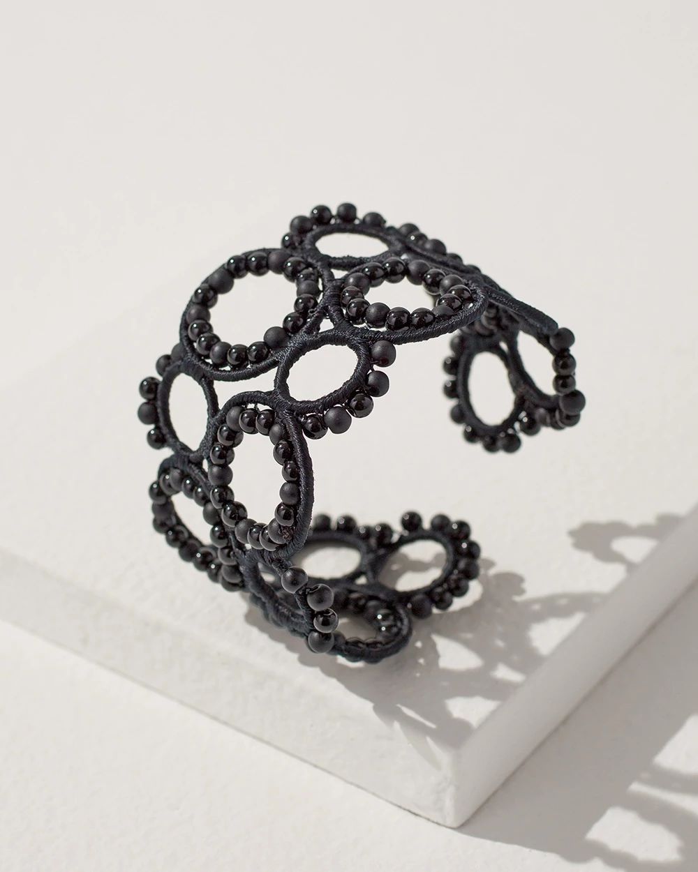 Black Cuff Bracelet
