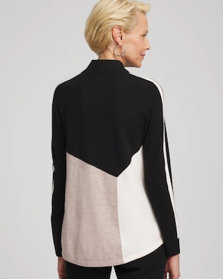 Zenergy® Luxe Colorblock Half-Zip Pullover click to view larger image.