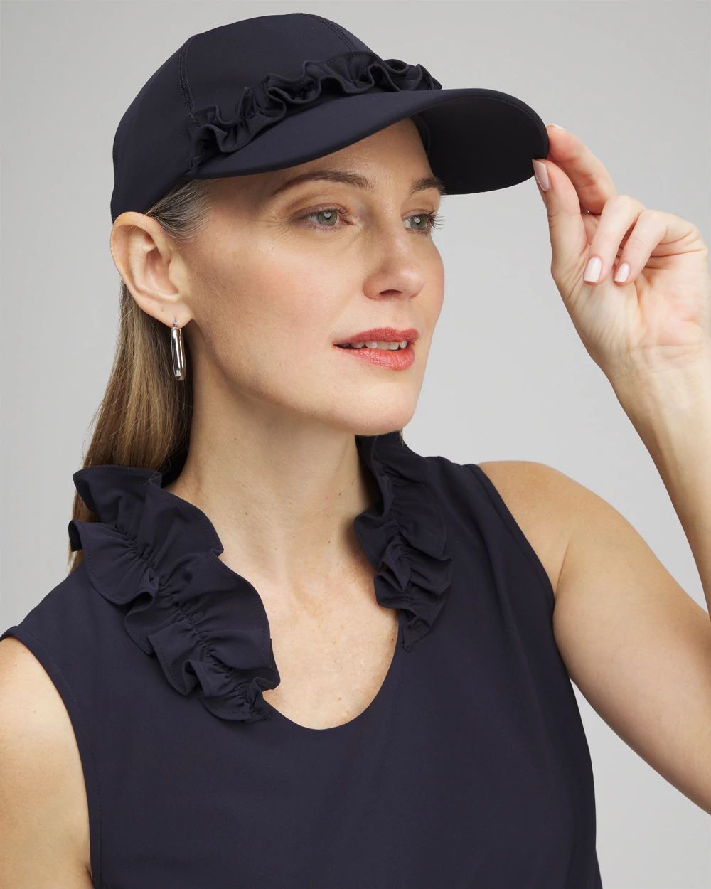 Neema UPF Ruffle Baseball Cap