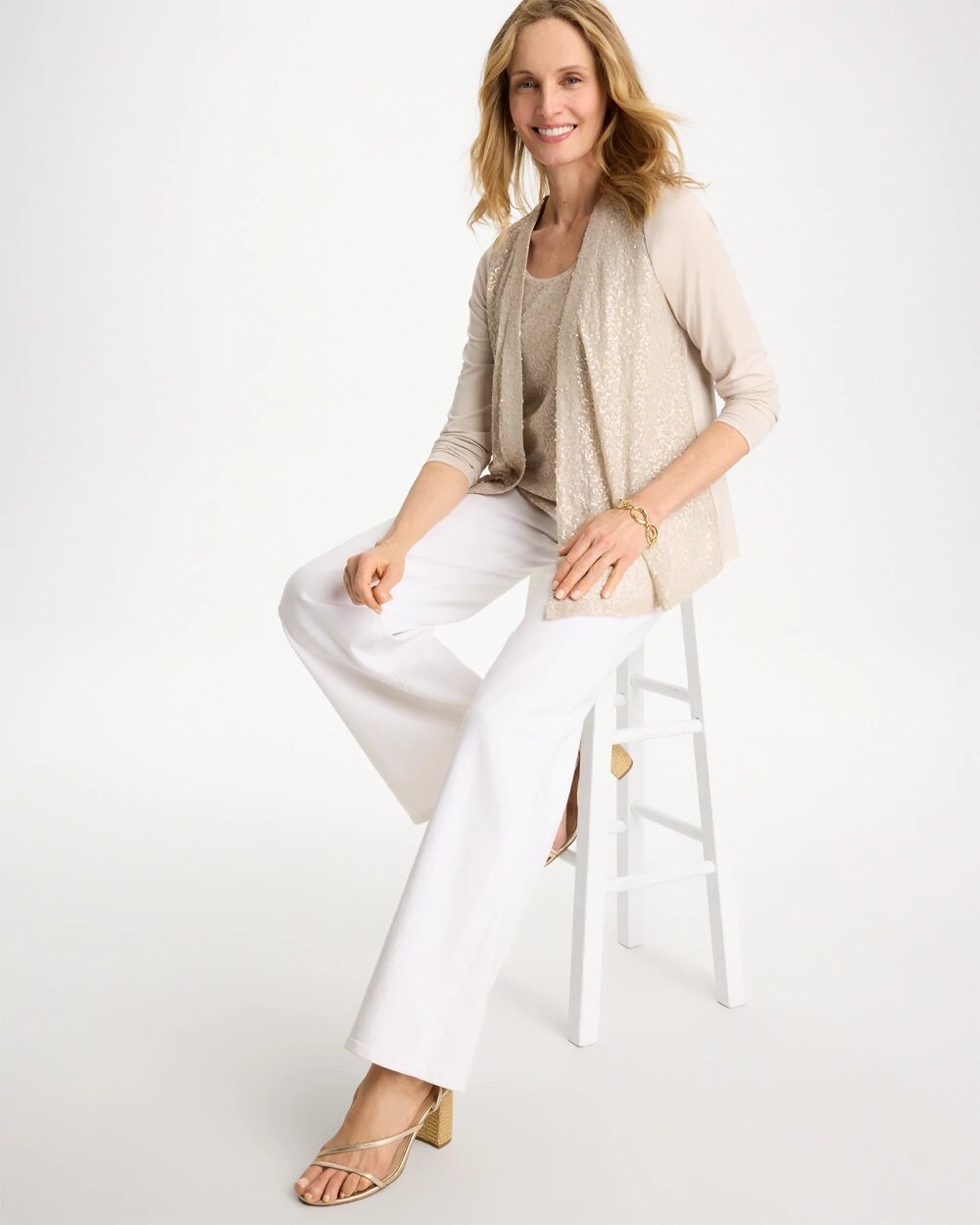 Knit Sequin Cardigan