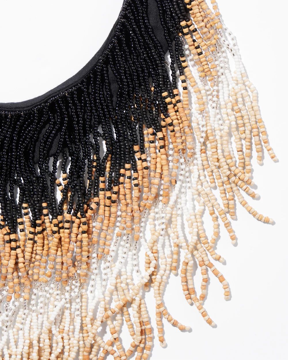 Neutral Fringe Necklace
