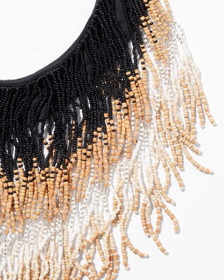 Neutral Fringe Necklace