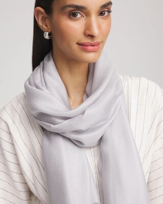 Lightweight Cashmere-Blend Wrap click to view larger image.