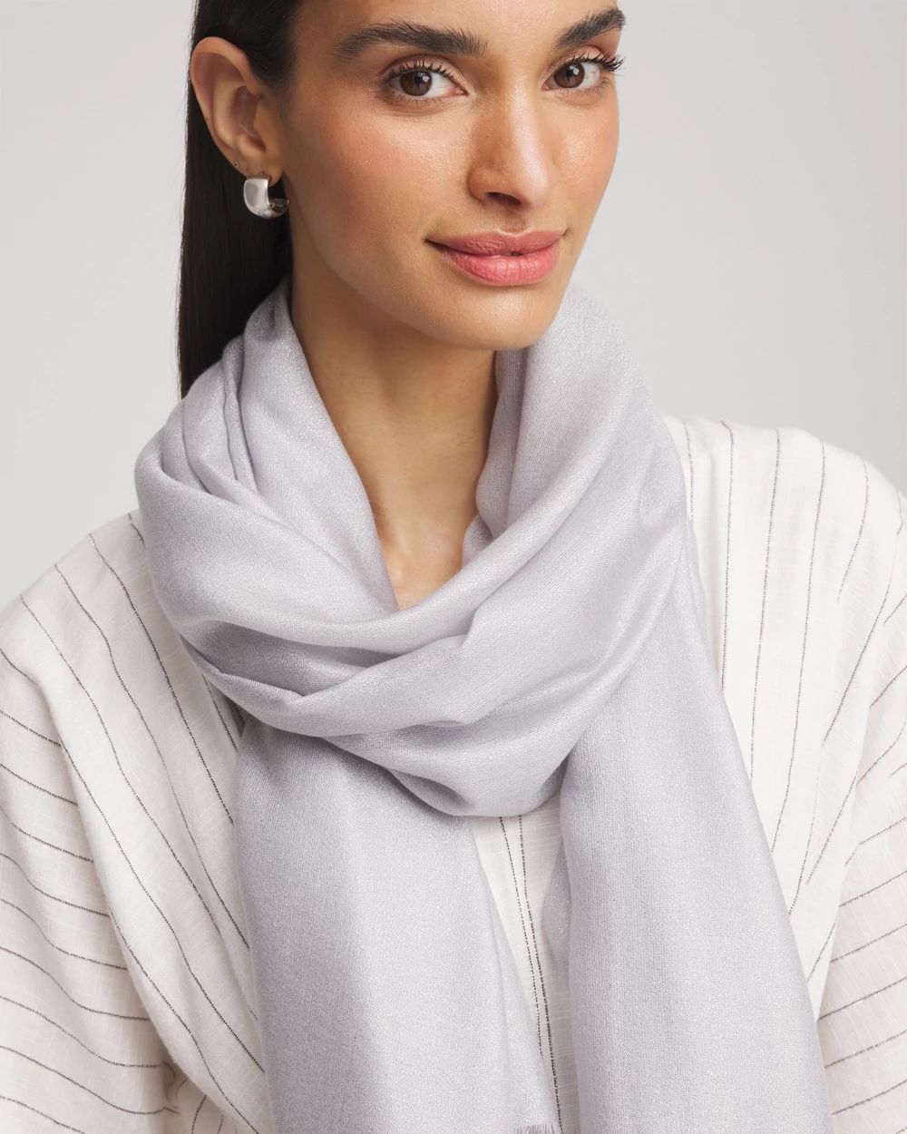 Lightweight Cashmere-Blend Wrap