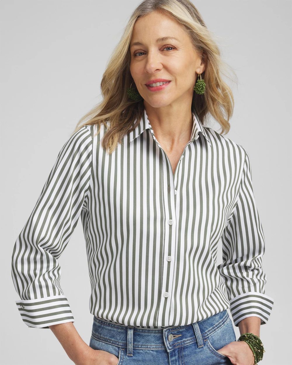 No Iron™ Stretch Stripe Shirt