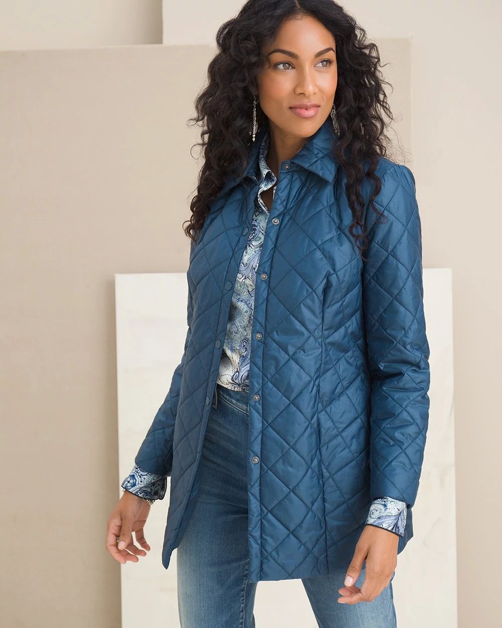 Quilted Car Coat