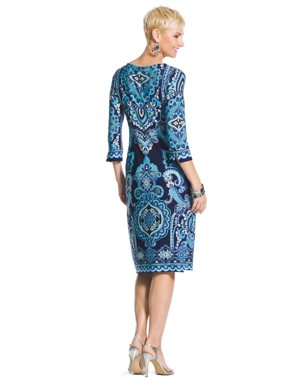 Paisley Print Dress