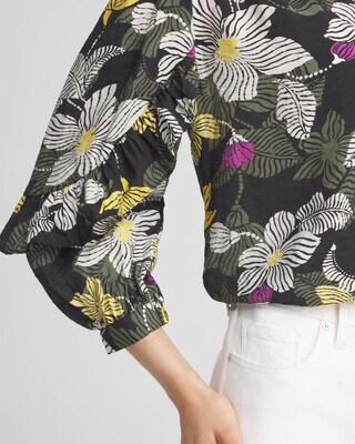 Ruffle Sleeve Blouse click to view larger image.