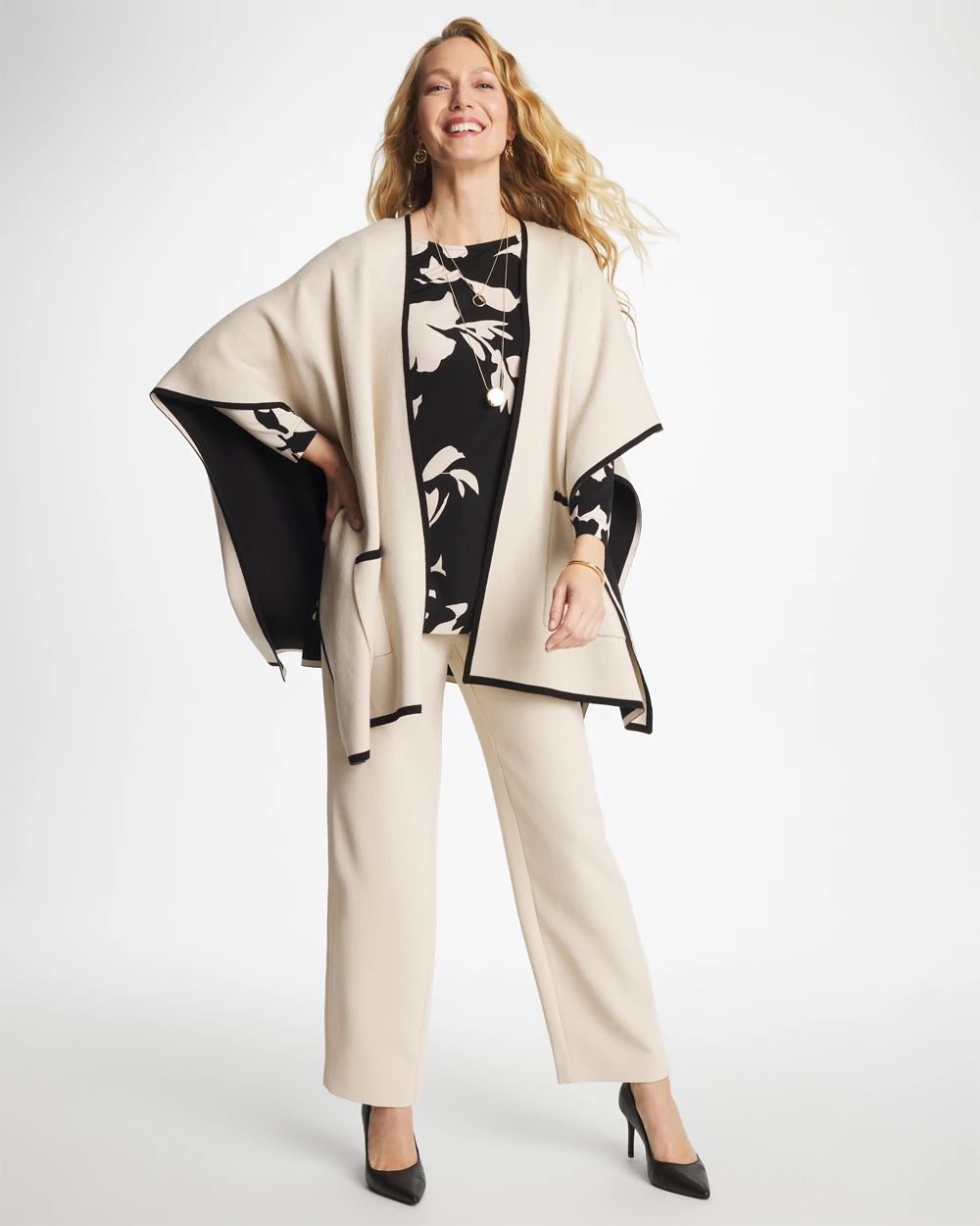 Blossom Matte Jersey Button Tunic click to view larger image.