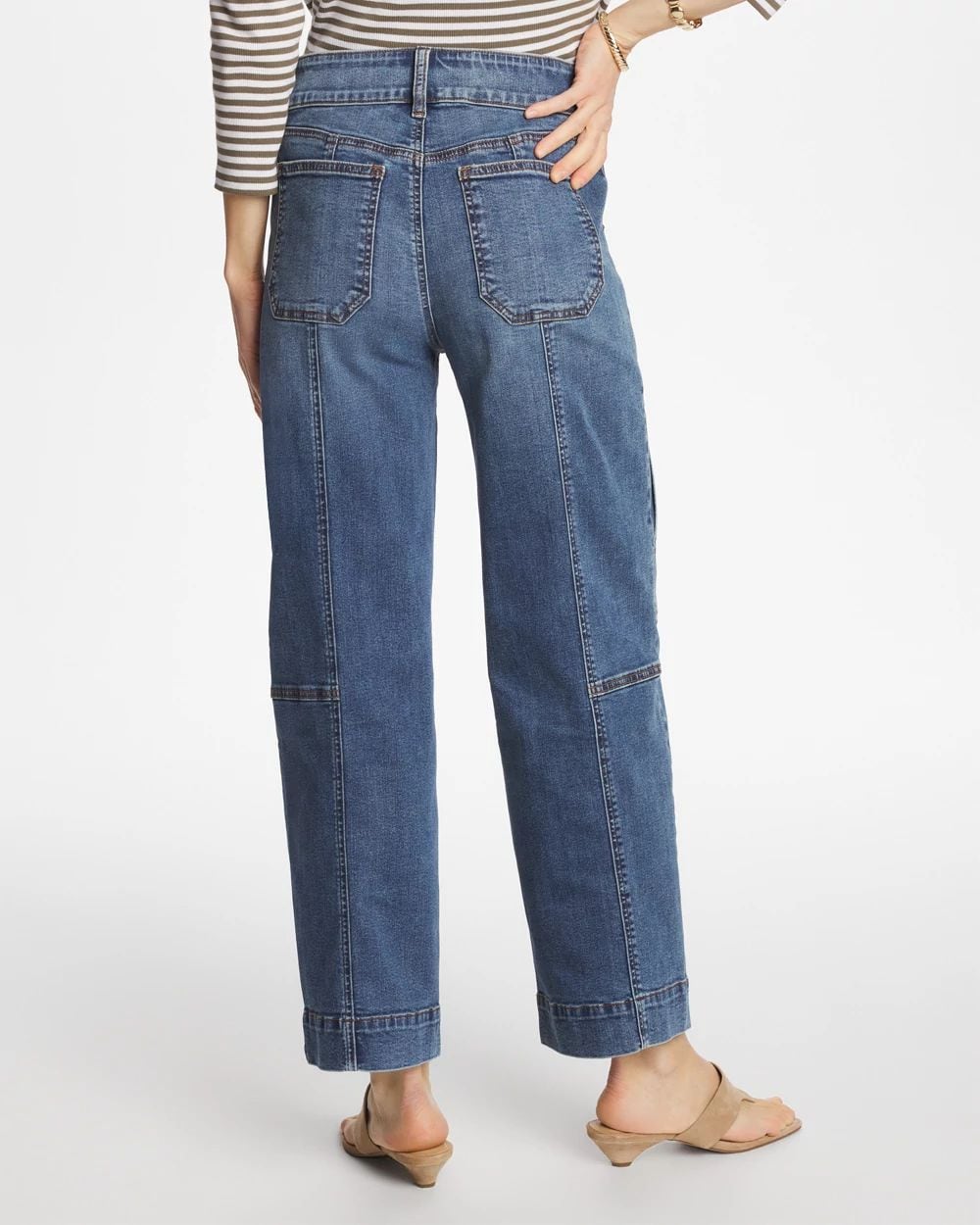 Utility Wide Pull-On Crop