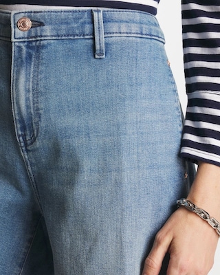 Denim Trouser Shorts click to view larger image.