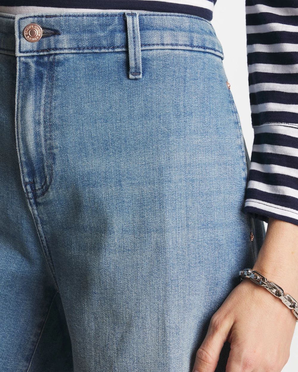 Denim Trouser Shorts