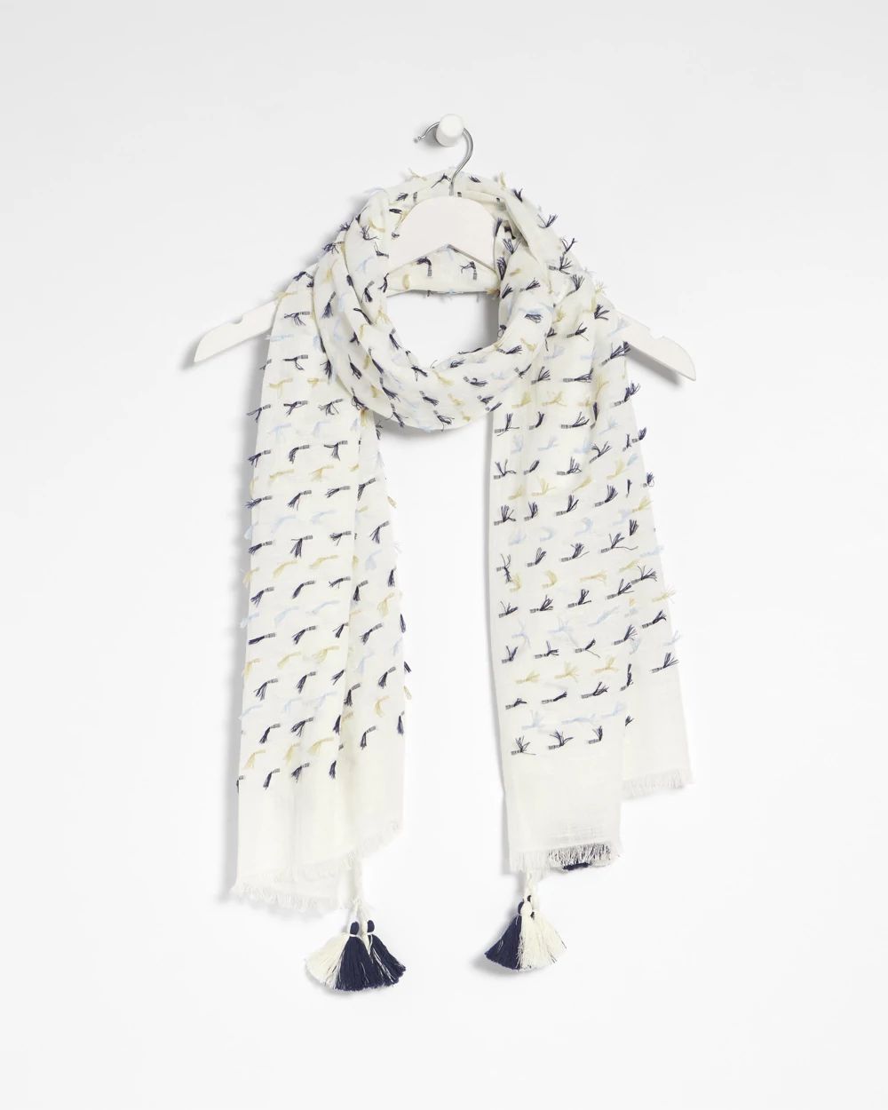Fringe Oblong Scarf