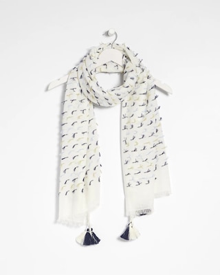 Fringe Oblong Scarf