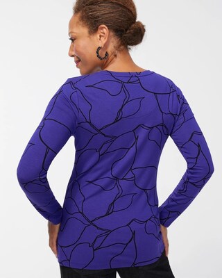 Touch of Cool Abstract Layering Tee
