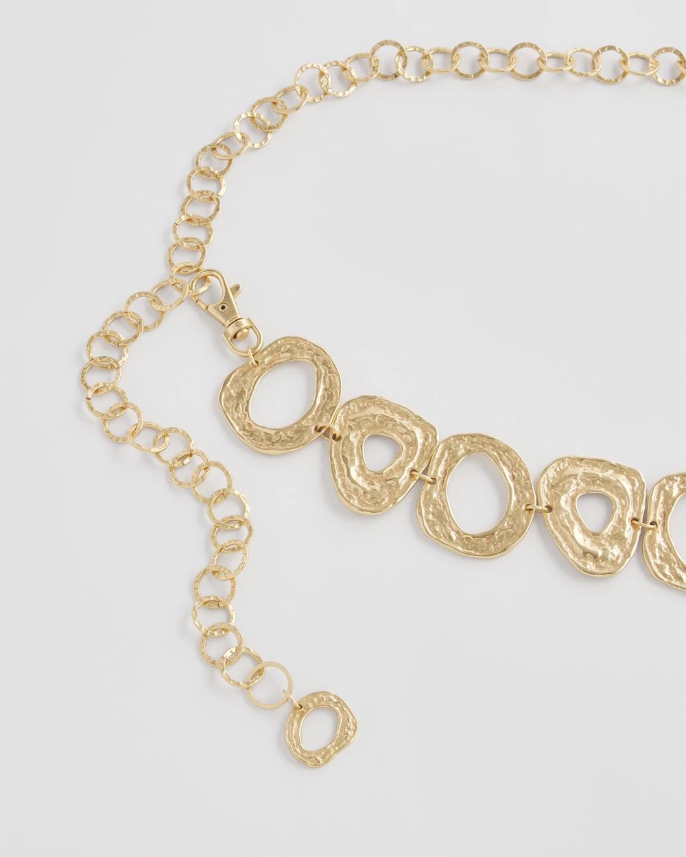 Molten Goldtone Chain Belt