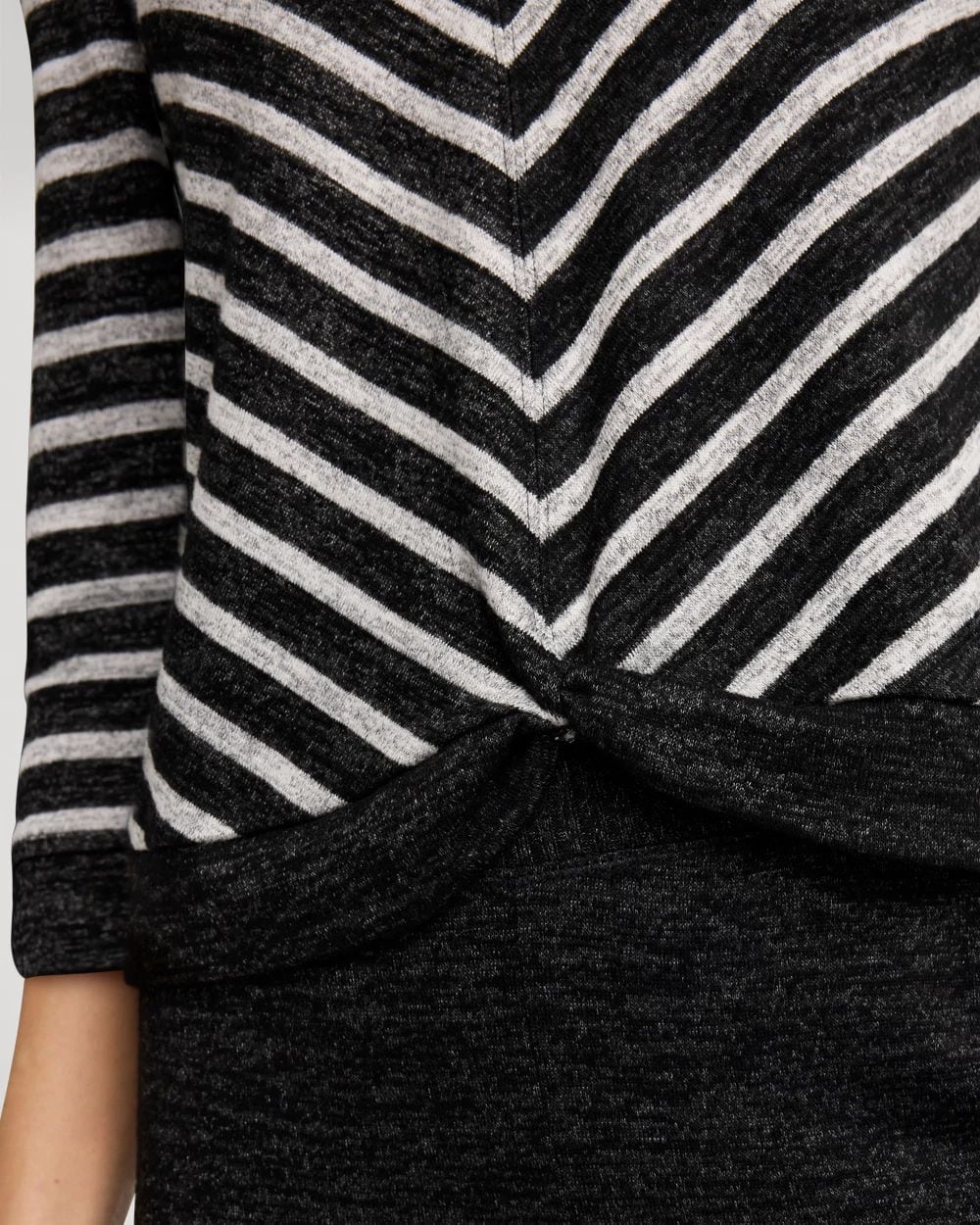 Zenergy® Striped Twist-Front Top click to view larger image.