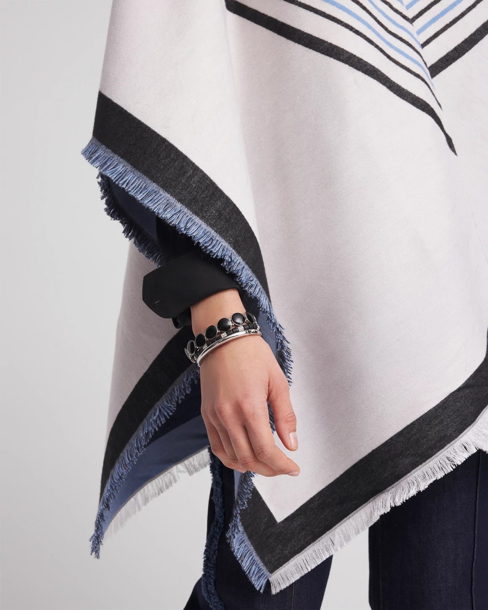 Woven Reversible Ruana