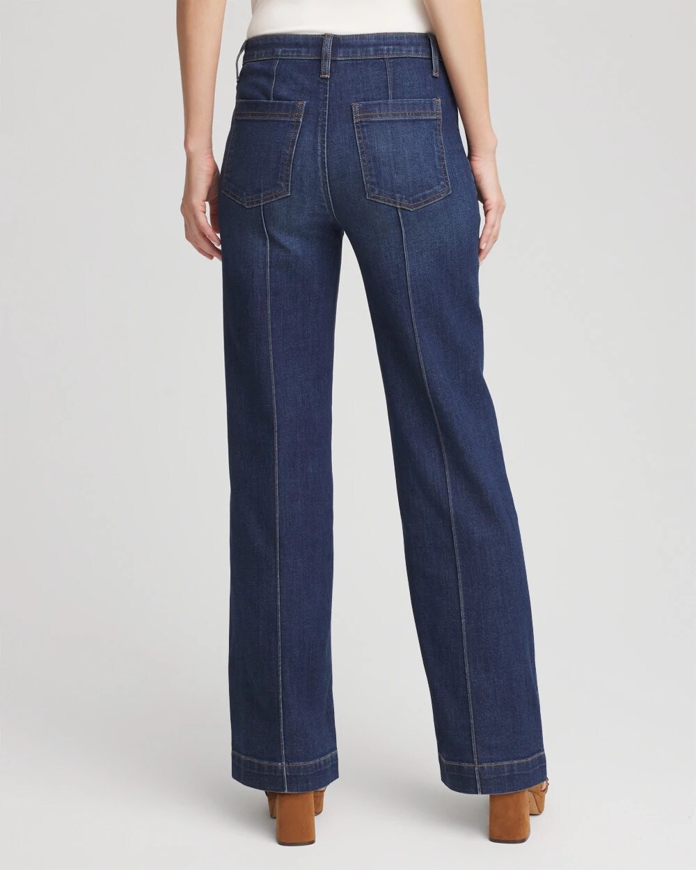 High-Rise Straight Fit Jeans