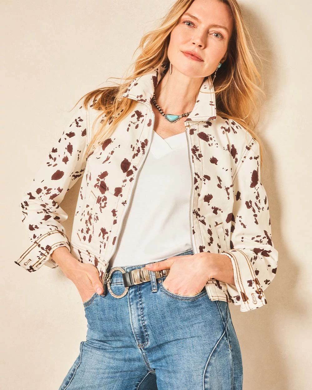 Pampas Pony Denim Jacket