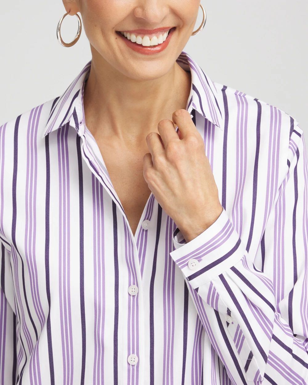 No Iron™ Striped Tunic