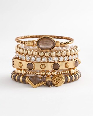 Smoky Quartz Hook Bracelet click to view larger image.