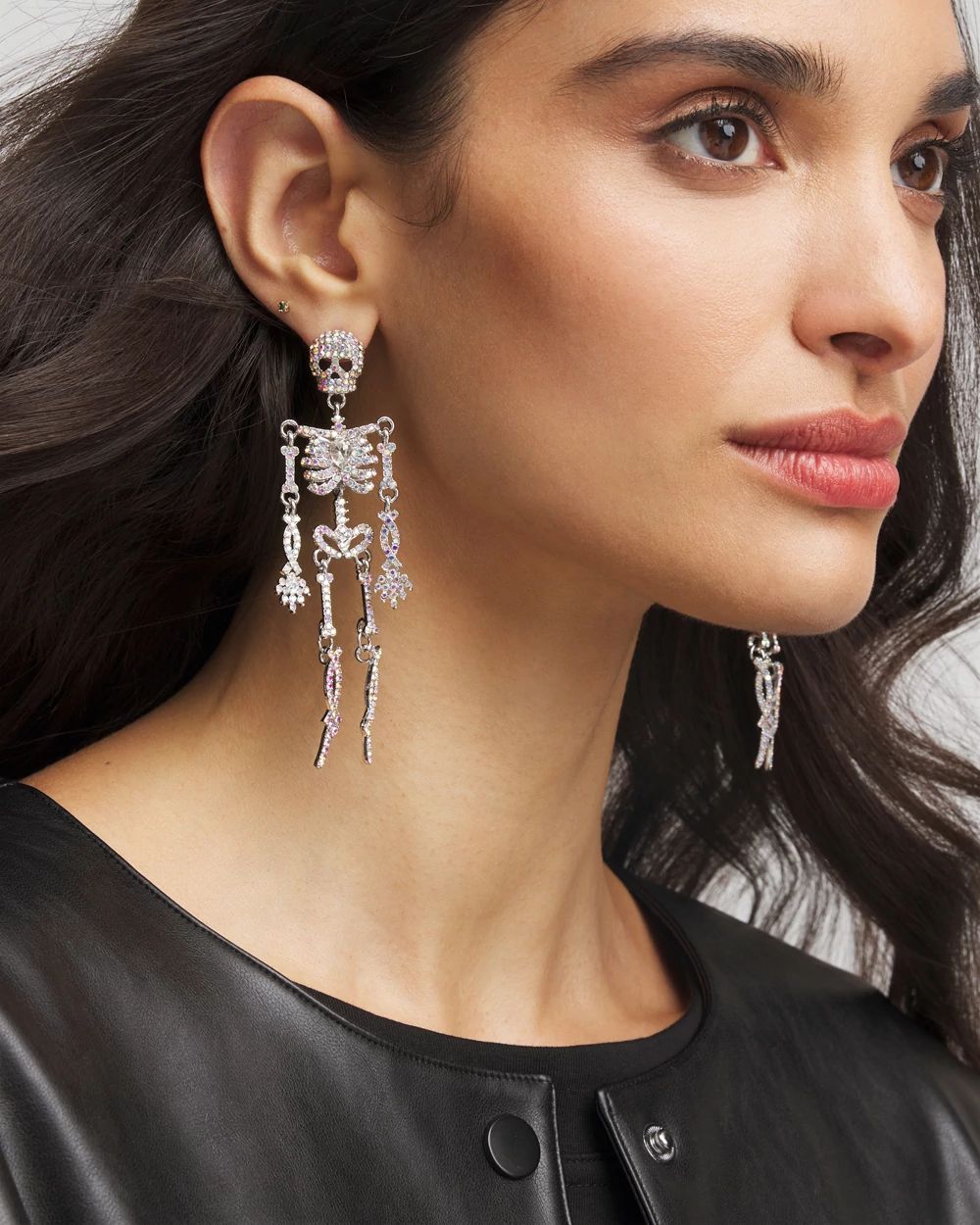 Skeleton Glitz Earrings