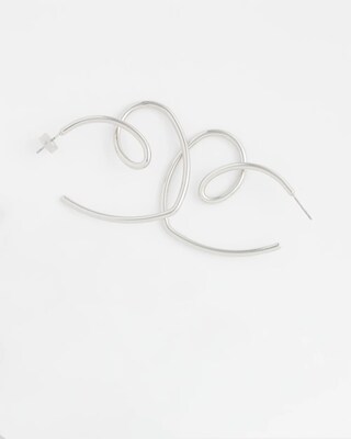 Heart Hoop Earrings