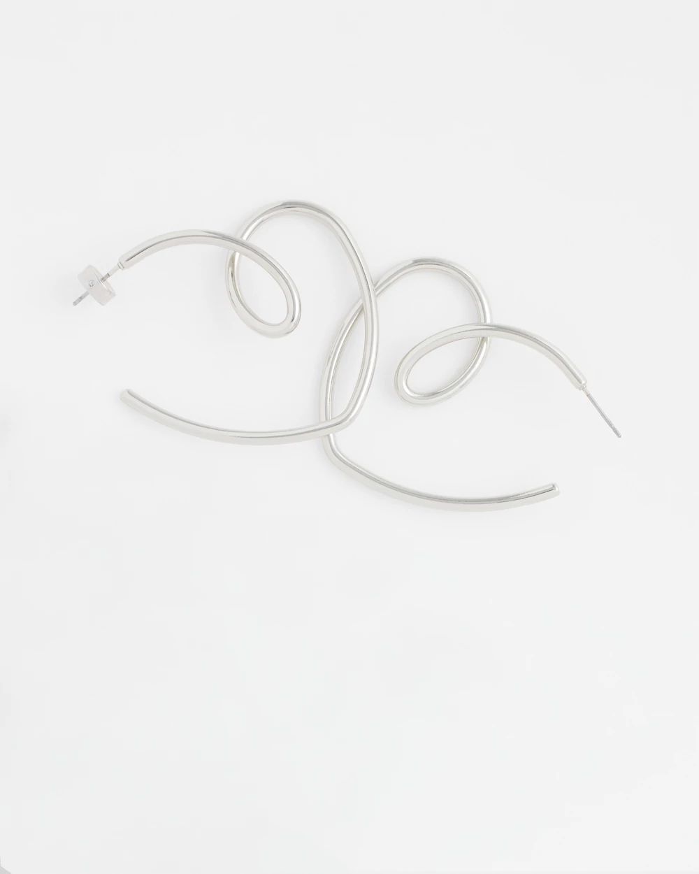 Heart Hoop Earrings